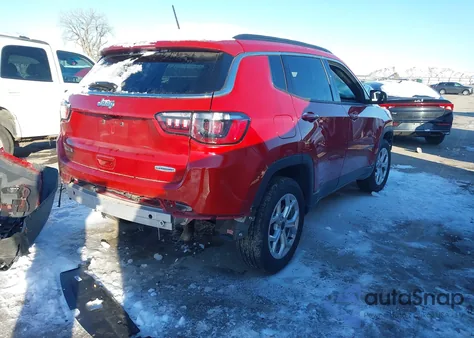 2025 Jeep Compass Latitude 4X4 из США, поврежденный, VIN 3C4NJDBN1ST547495